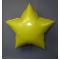 Звезда фольгированная желтый металлик