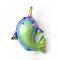 Фольгированный воздушный шарик Дельфин с радужным рогом
