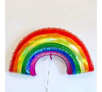 Фольгированный шар радуга с переливами