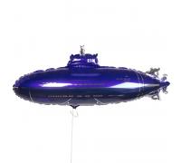 Фольгированный шар подводная лодка синяя