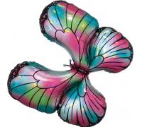 Фольгированная бабочка с переливами