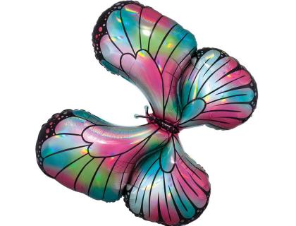 Фольгированная Бабочка с жемчужными переливами