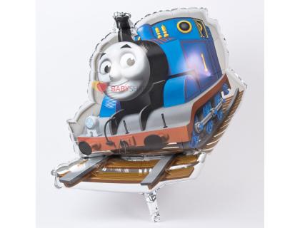 Фольгированный шар  "Паравозик Томас"  с радостной улыбкой